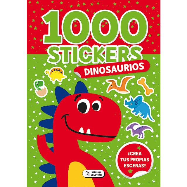 1000 STICKERS DINOSAURIOS