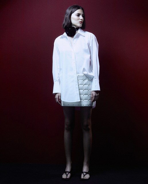 Women's poplin shirt