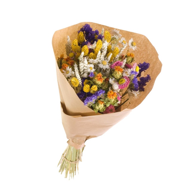 Ramo seco Naturalys mezcla de flores multicolor