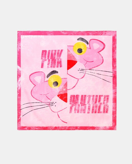 Bandana rose à imprimé Pink Panther