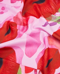 Bandana en rosa estampado