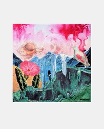 Bandana with a multicoloured print