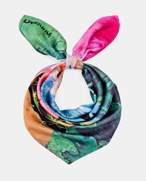 Bandana with a multicoloured print