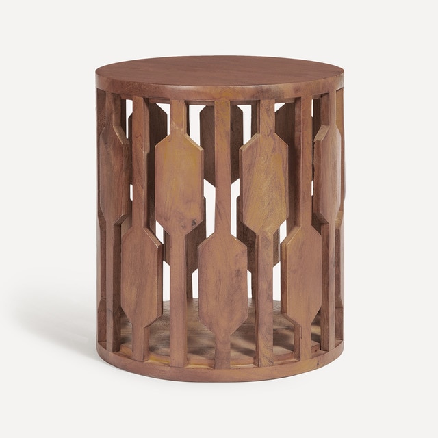 Mesa auxiliar de madera de mango Boria El Corte Inglés