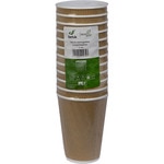 vasos corrugados compostables 360 ml paquete 12 unidades