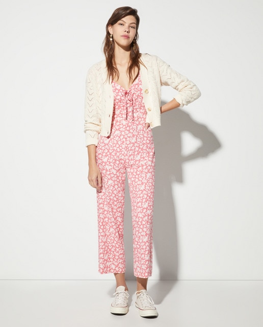 Chaqueta corta de punto mujer