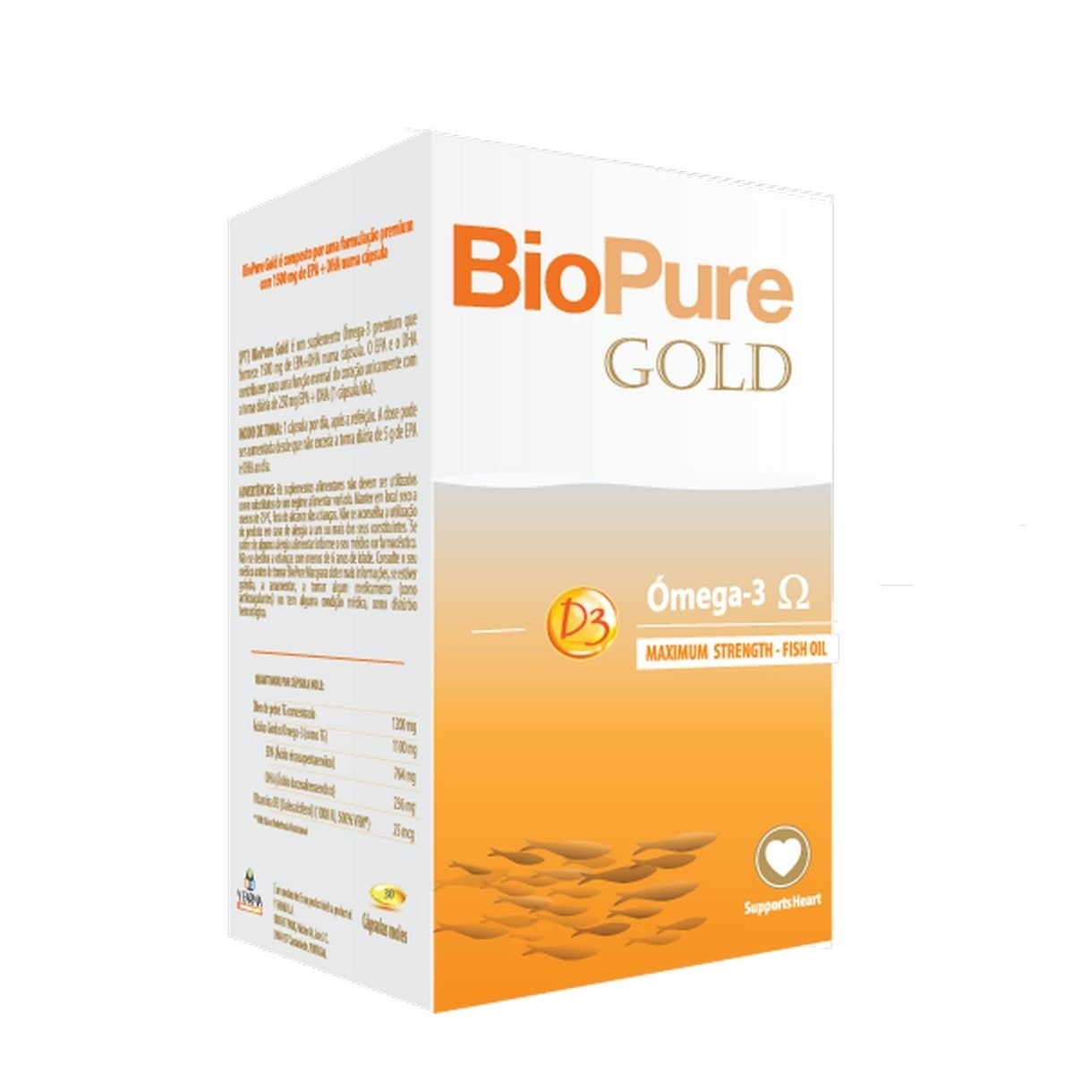 Imagem 0 de Suplemento Alimentar Biopure Gold Ómega-3 D3 - 30 cápsulas