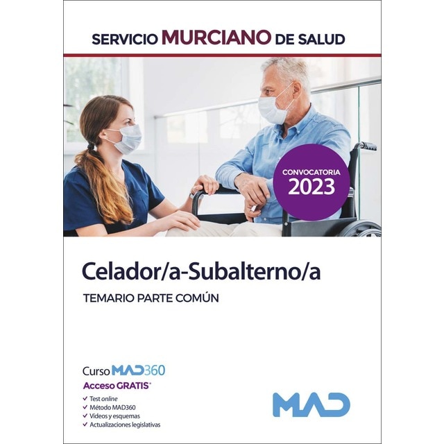 Celador/Subalterno del Servicio Murciano de Salud. Temario parte común (Tapa blanda)
