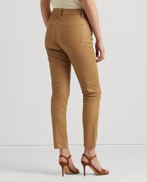 Pantalon femme skinny en cuir