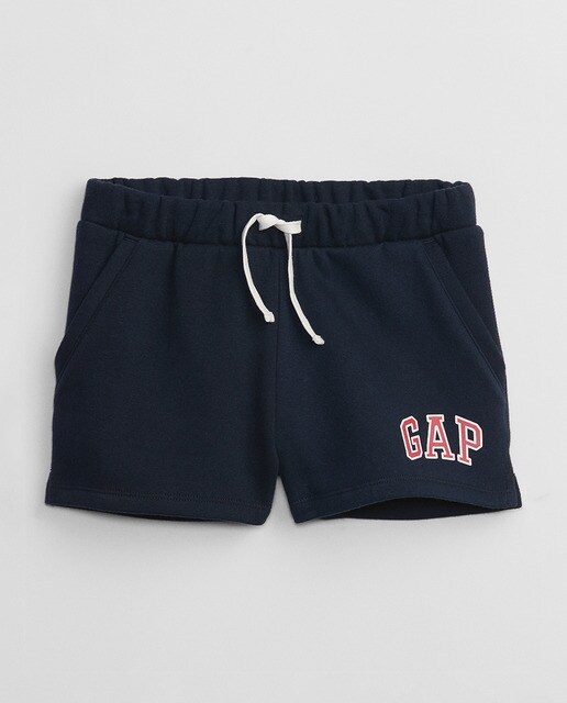 Short de punto de niña oscuro