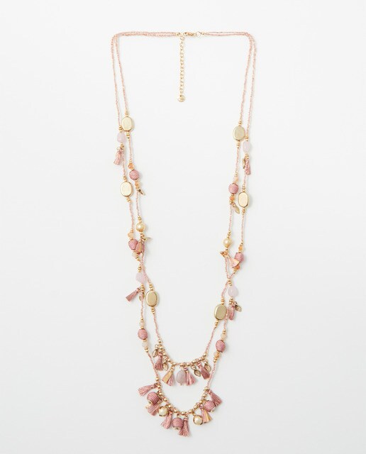 Multistrand ball necklace