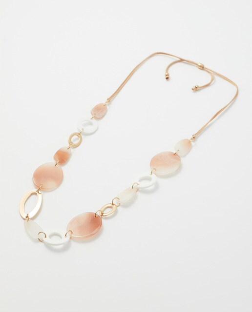 Long mixed necklace