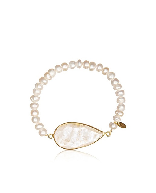 Pulsera Gota Perla Ambar