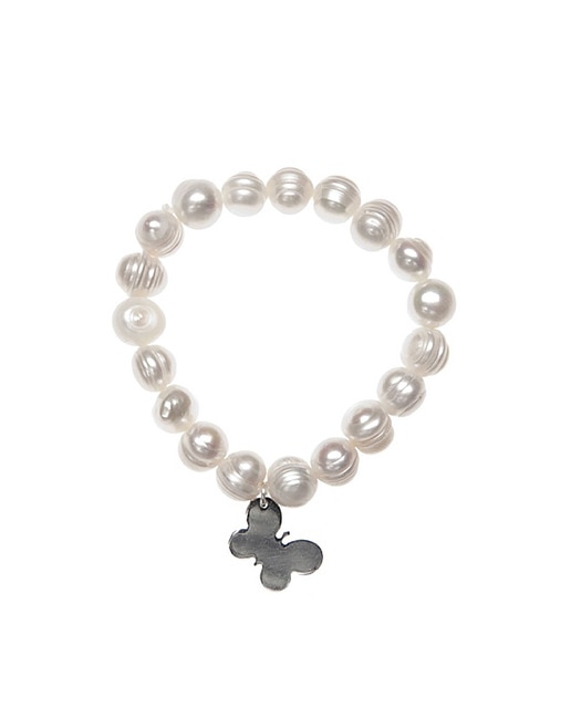 Pulsera Mariposa  Perlas