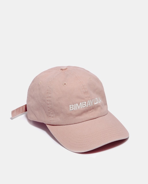 Gorra de algodón logo Lola en rosa