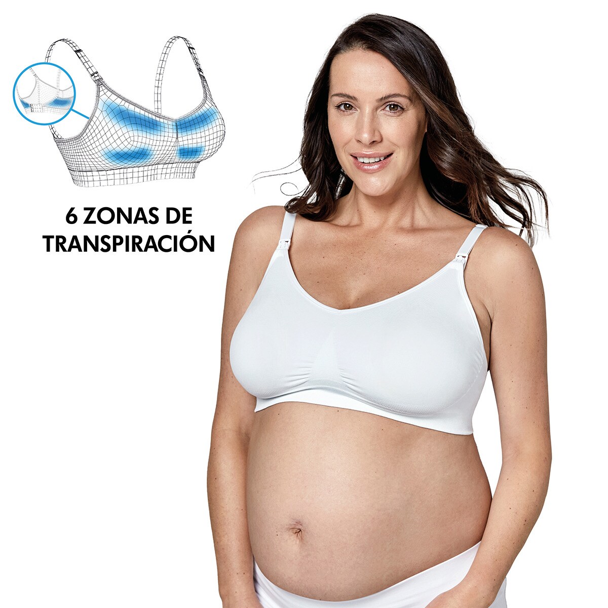 Soutien de Amamentação Keep Cool Ultra Branco-2