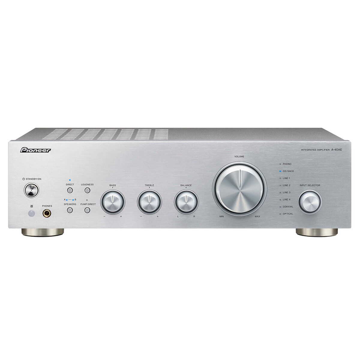 Pioneer - Amplificador integrado Pioneer A-40AE plata.