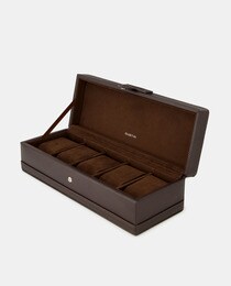 Dark brown watch box