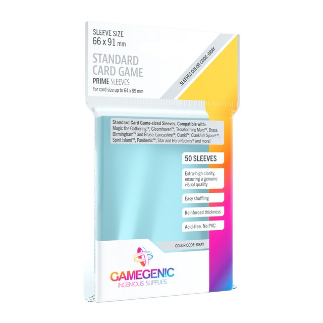 Fundas Prime Standard Card Game Gamegenic.