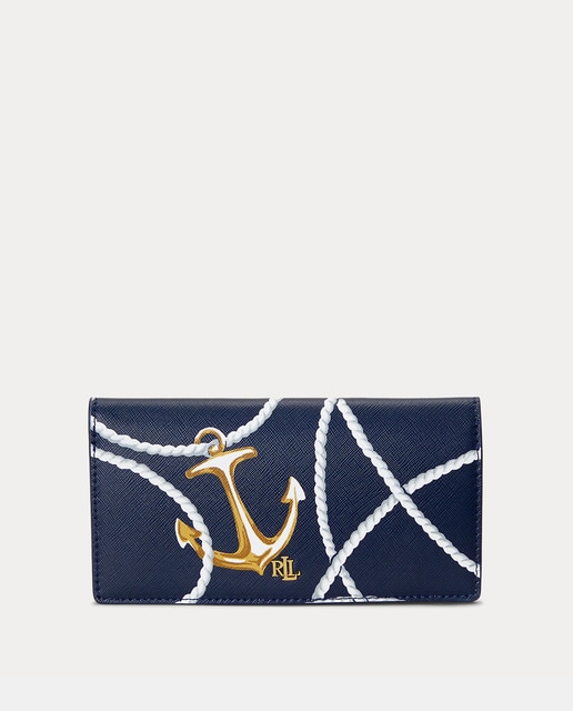 Navy blue wallet clearance womens