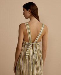 Chemise de nuit rayée