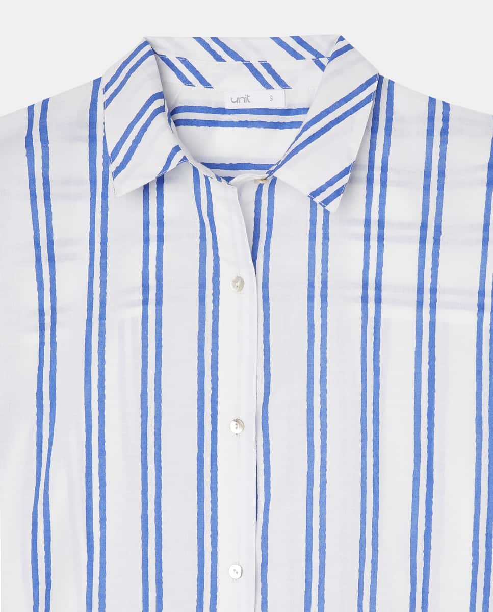 Camisola de mujer rayas Azul-5
