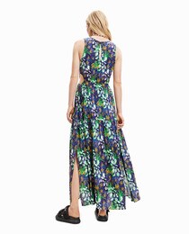 Long cut-out nature dress