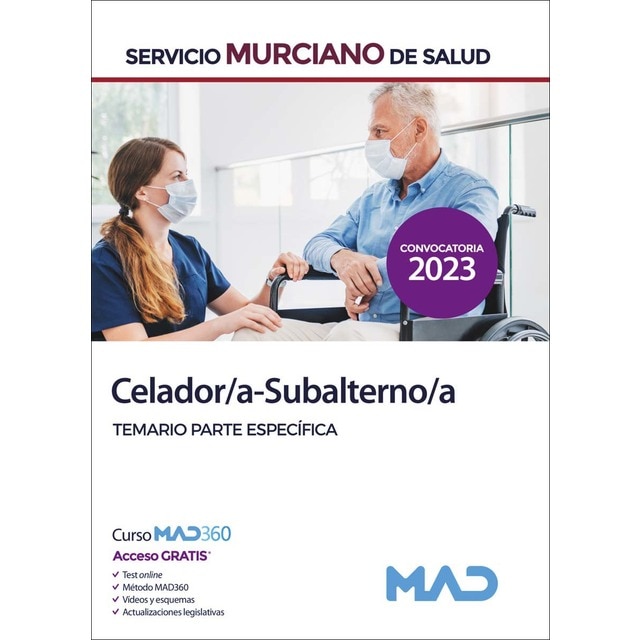 Celador/Subalterno del Servicio Murciano de Salud. Temario parte específica (Tapa blanda)
