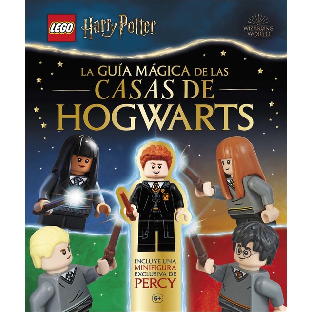 Lego Harry Potter. La guía mágica de las casas de Hogwarts: Incluye minifigura exclusiva de Percy (Tapa dura)