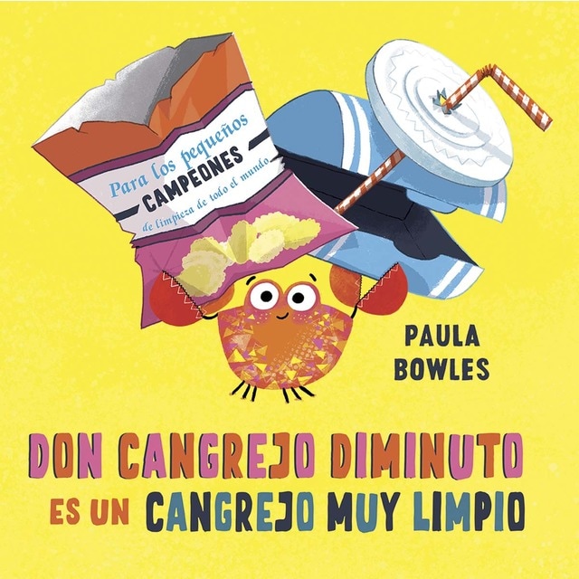 Don cangrejo diminuto es un cangrejo muy limpio (Tapa dura)