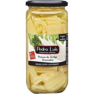 PEDRO LUIS chopped chard stems flask 425 drained weight g