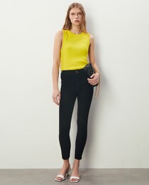 Jean ultra-slim taille haute