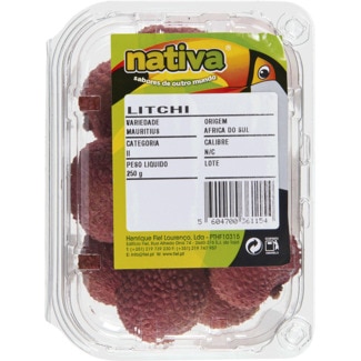 Litchies embalagem 250 g