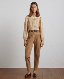Pantalon cargo femme avec poche fantaisie