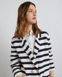 Cardigan à rayures