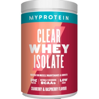 MyProtein Clear Whey Isolate de Morango embalagem 500 g