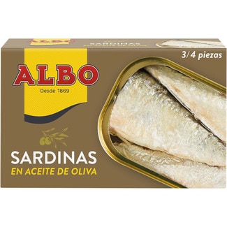 ALBO sardinas en aceite de oliva lata 85 g neto escurrido