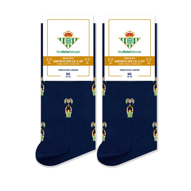 Calcetines Real Betis Balompié Pepe Pinreles Campeones.