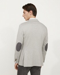 Men's hound's-tooth check cardigan