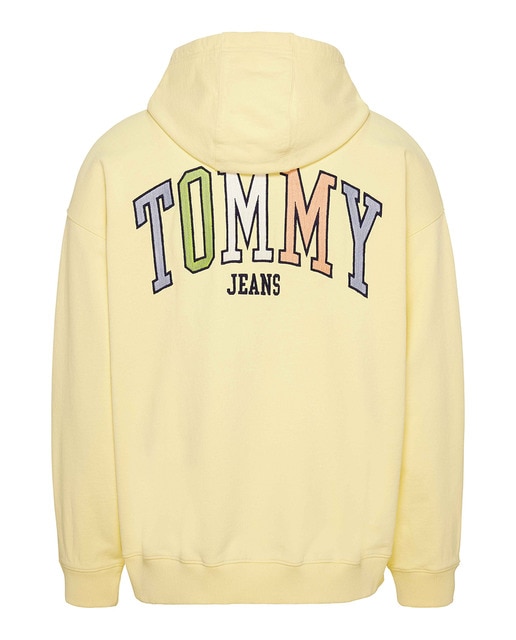 Sudadera de hombre con capucha y logo bordado en la espalda fit oversize