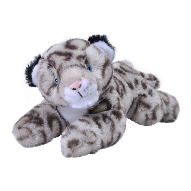 WILD REPUBLIC - Peluche Ecológico Pequeño Leopardo de Las Nieves