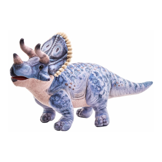 WILD REPUBLIC – Peluche Dino Triceratops (Colección Arte Realista).
