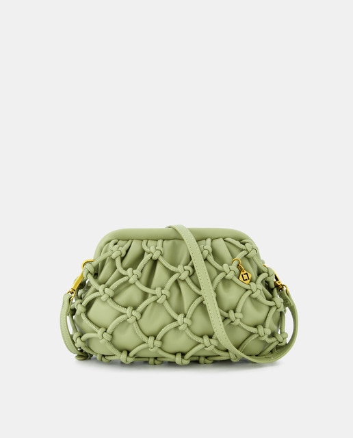 Bandolera verde de red