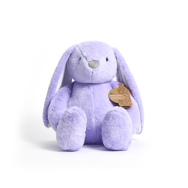 Peluche conejo grande violeta 50 cm sostenible El Corte Ingles El Corte Ingles El Corte Ingles