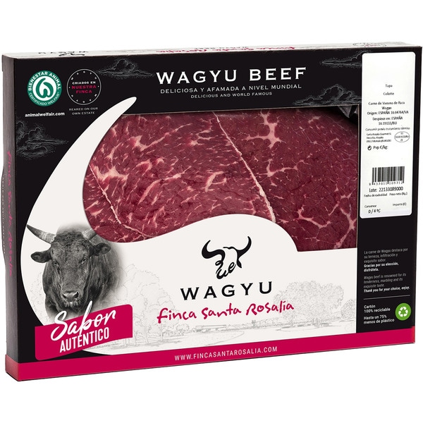 SANTA ROSALIA solomillo de vacuno de raza Wagyu bandeja 150 g