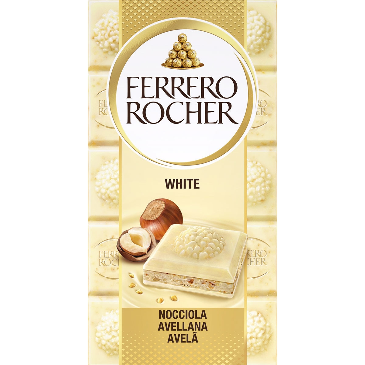 White chocolate blanco con avellanas