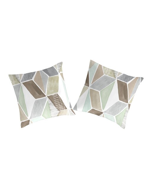 Funda almohada estampada marais 65x65(2) cm.