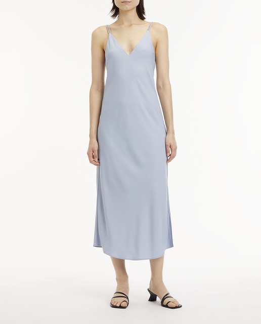 Vestido lencero midi