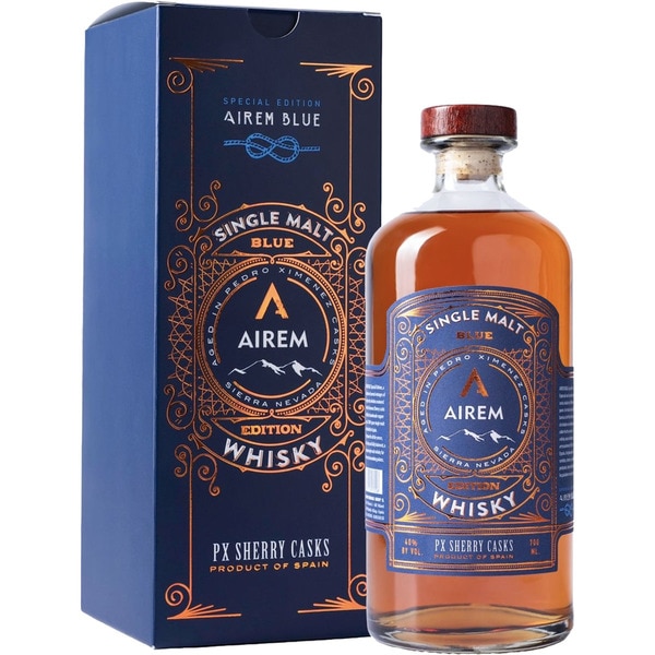 Blue Malzwhisky aus Spanien Flasche 70 cl