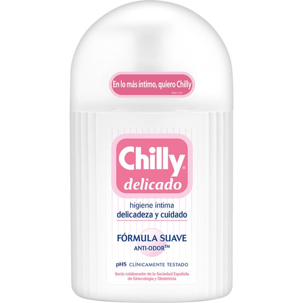 CHILLY gel íntimo suave para piel sensible Anti Odor pH 5 dosificador 250 ml delicadeza y cuidado